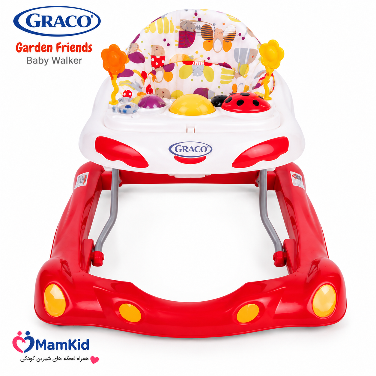 روروئک کودک گراکو مدل Graco Garden Friends Baby Walker